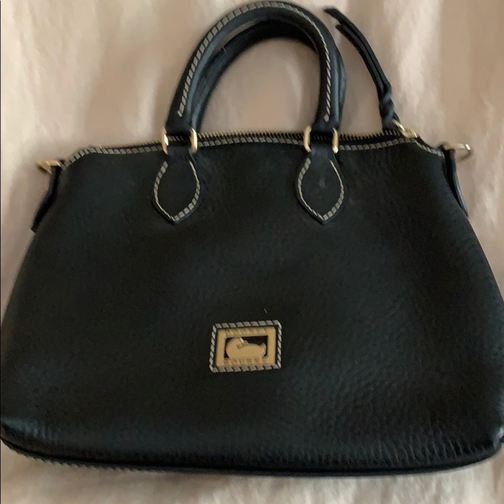Dooney and Bourke Black Leather Crossbody Bag
